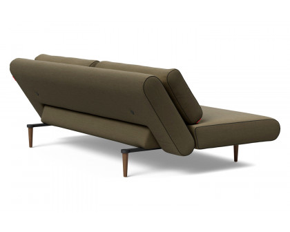 Innovation Living Unfurl Lounger Sofa Bed - 575 Vivus Dusty Olive