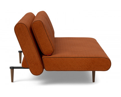 Innovation Living Unfurl Lounger Sofa Bed - 595 Corduroy Burnt Orange