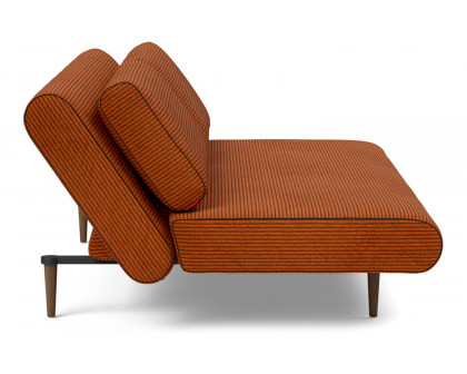 Innovation Living Unfurl Lounger Sofa Bed - 595 Corduroy Burnt Orange