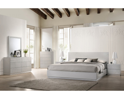 J&M Naples Full Bed - Gray