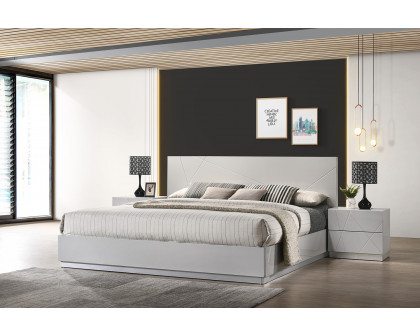 J&M Naples Full Bed - Gray