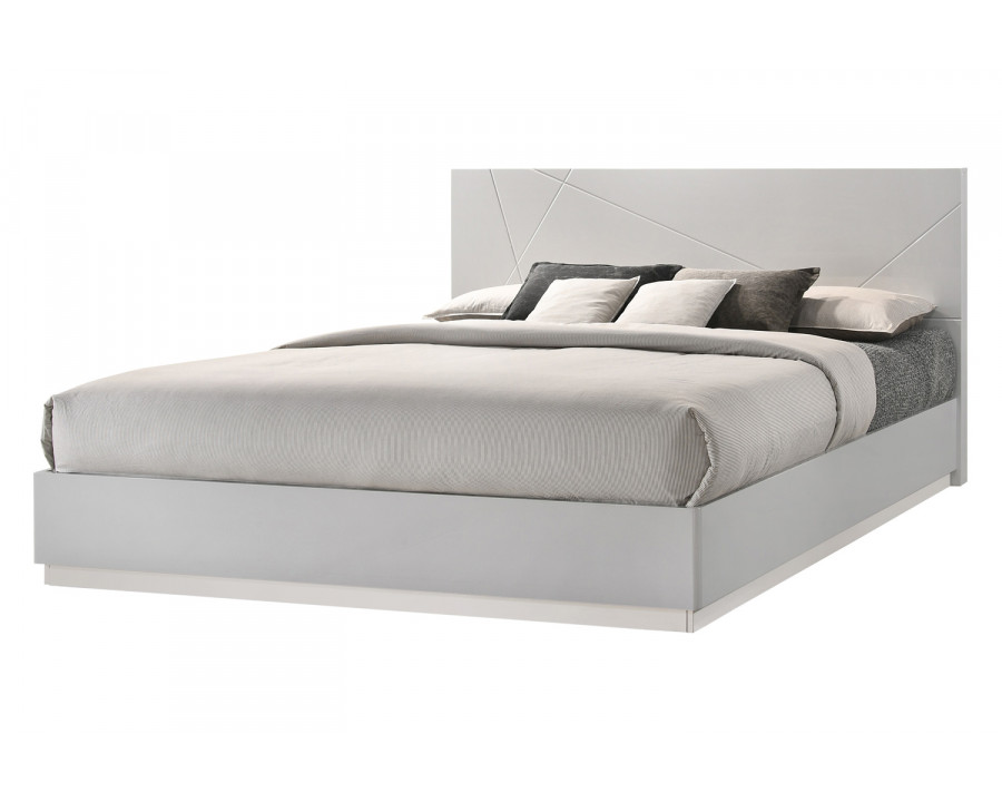 J&M Naples King Bed - Gray