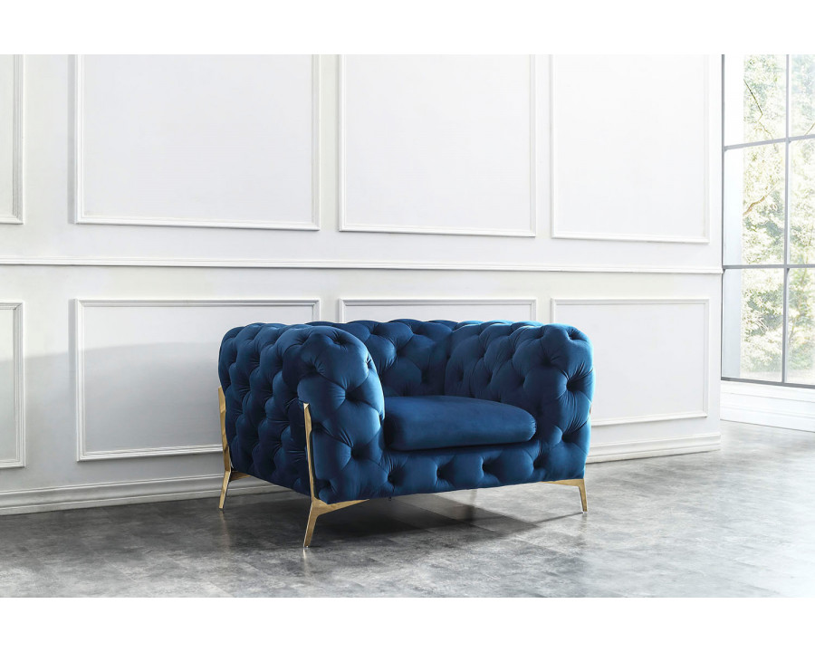 J&M - Glamour Chair in Blue