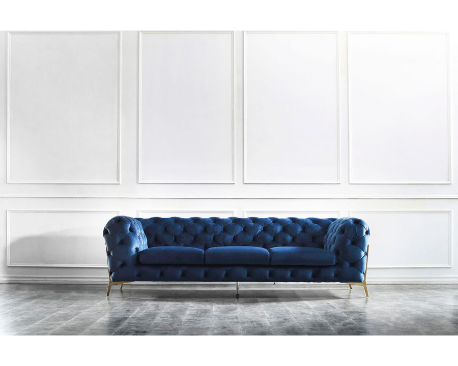 J&M - Glamour Sofa in Blue