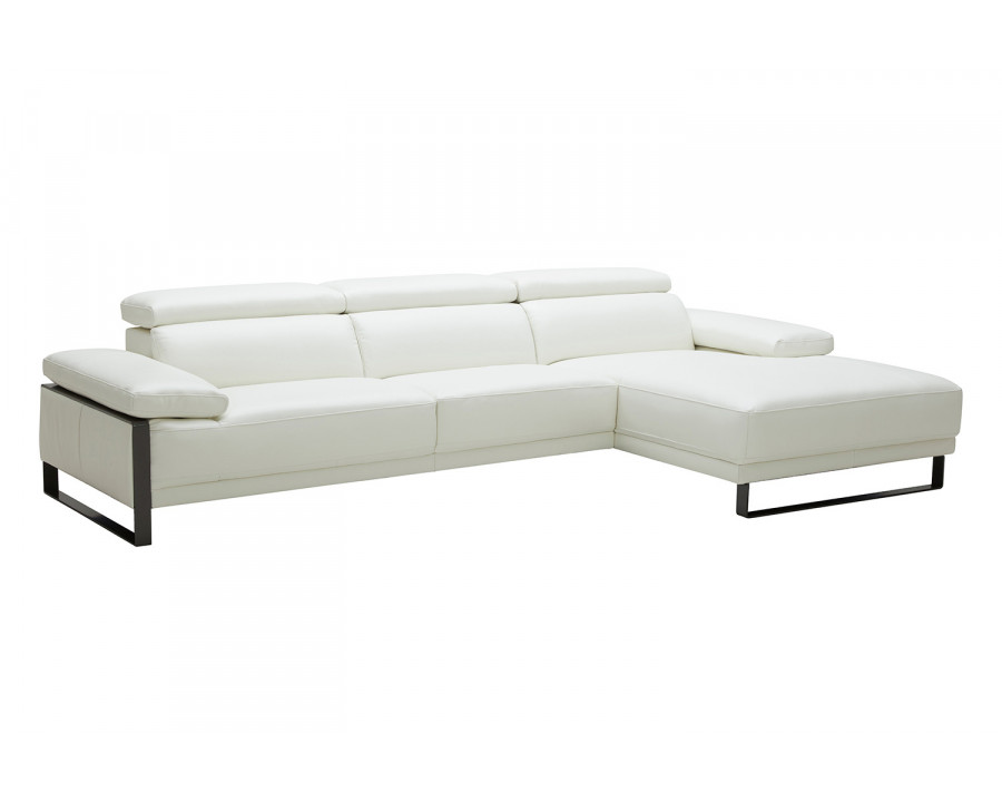 J&M Fleurier Sectional - Right Hand Facing, White