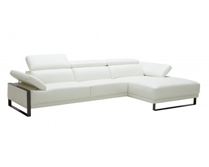 J&M Fleurier Sectional - Right Hand Facing, White