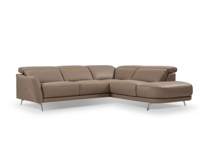 J&M I730 Sectional - Right Hand Facing Chaise, Taupe