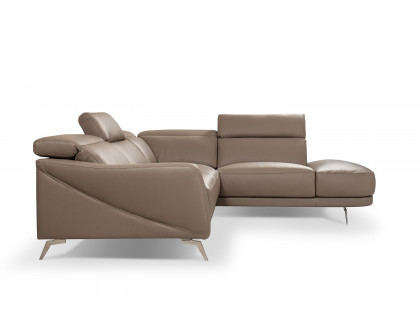 J&M I730 Sectional - Right Hand Facing Chaise, Taupe