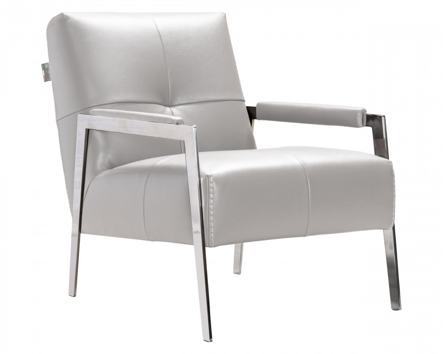 J&M - I765 Arm Chair in Light Gray