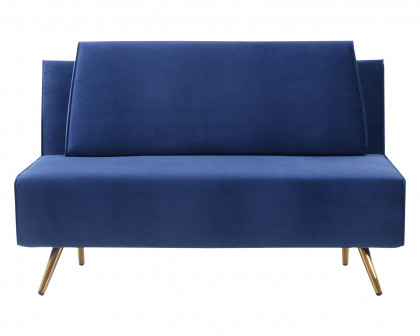 J&M Julius Double Sofa Bed - Blue