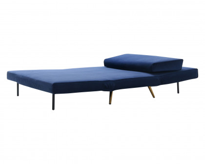 J&M Julius Double Sofa Bed - Blue