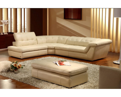 J&M - 397 Italian Leather Sectional