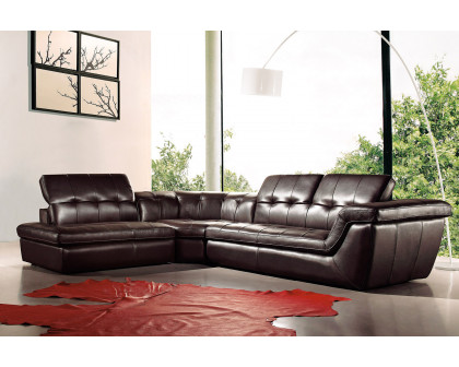 J&M - 397 Italian Leather Sectional