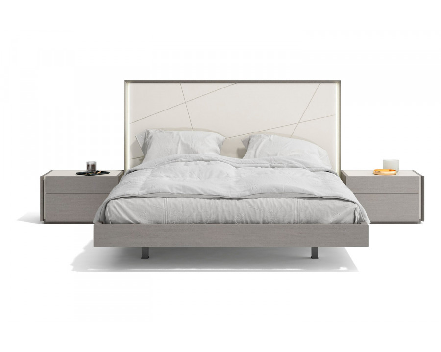 J&M Sintra King Bed - Gray