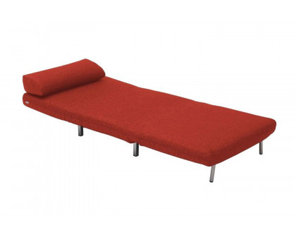 J&M™ Premium Chair Bed Lk06-1 - Red, Fabric