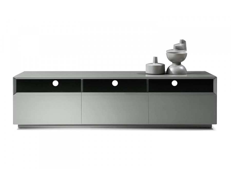 J&M TV Stand 023 - Gray Gloss