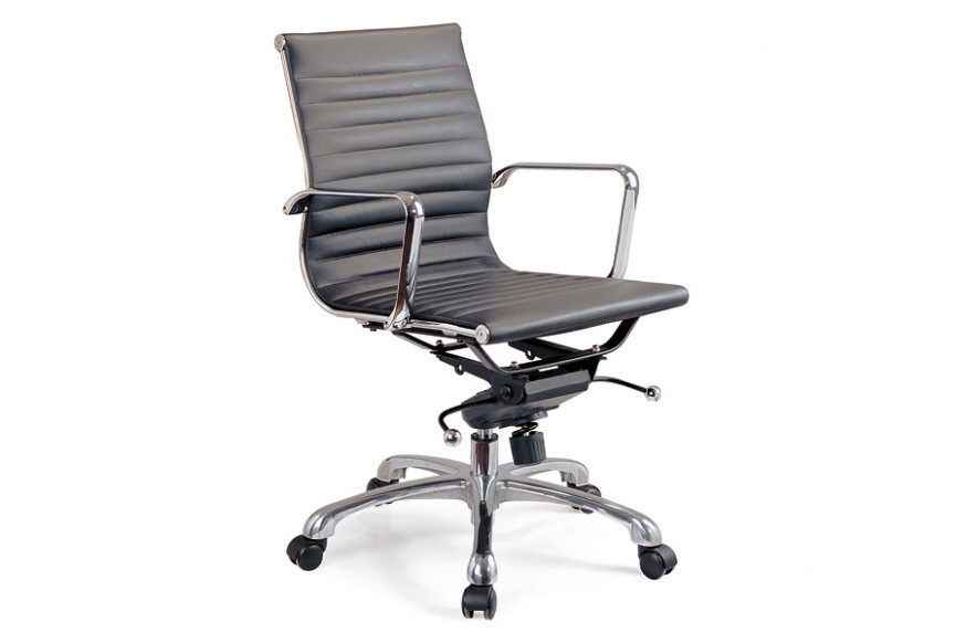 J&M™ Comfy Low Back Office Chair - Black