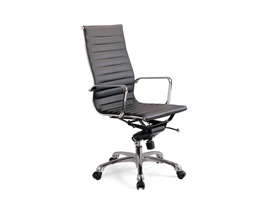 J&M Comfy High Back Office Chair - Black