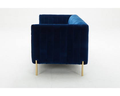 J&M™ Deco Chair - Blue, Fabric