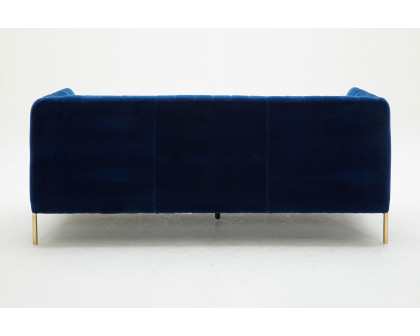 J&M Deco Sofa - Blue, Fabric