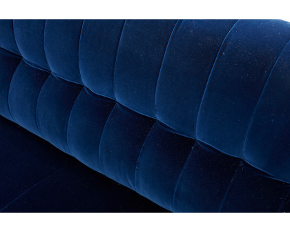 J&M Deco Sofa - Blue, Fabric