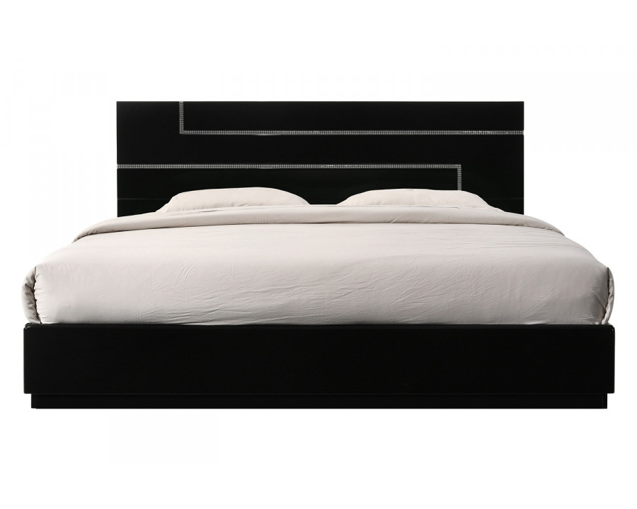 J&M Lucca King Size Bed - Black