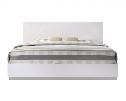 J&M Naples Full Size Bed - White