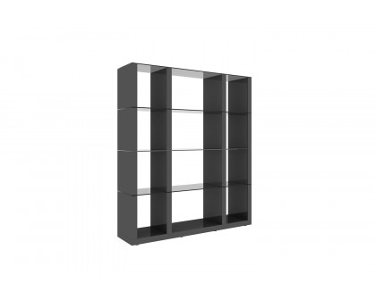 J&M Cloud Wall Unit - Gray, High Gloss