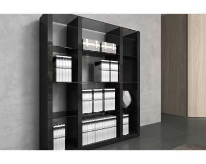 J&M Cloud Wall Unit - Gray, High Gloss