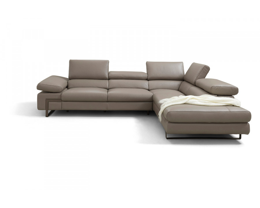 J&M I716 Sectional - Right Hand Facing Chaise, Taupe