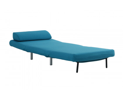 J&M™ Premium Chair Bed Lk06-1 - Teal, Fabric