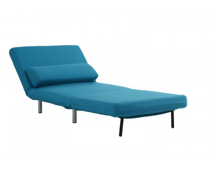 J&M™ Premium Chair Bed Lk06-1 - Teal, Fabric