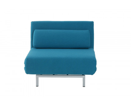 J&M™ Premium Chair Bed Lk06-1 - Teal, Fabric