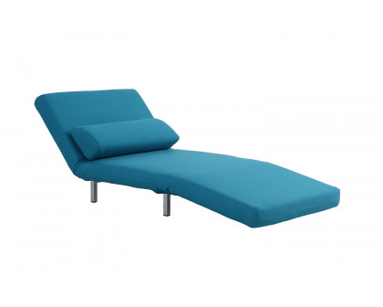 J&M™ Premium Chair Bed Lk06-1 - Teal, Fabric