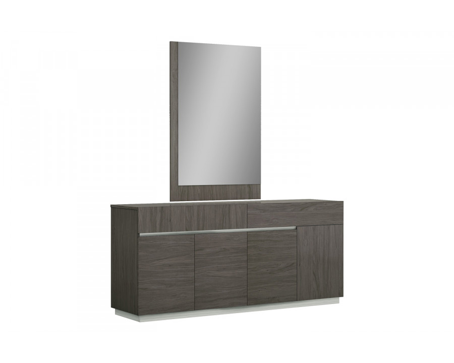 J&M - Copenhagen Buffet Mirror in Chestnut