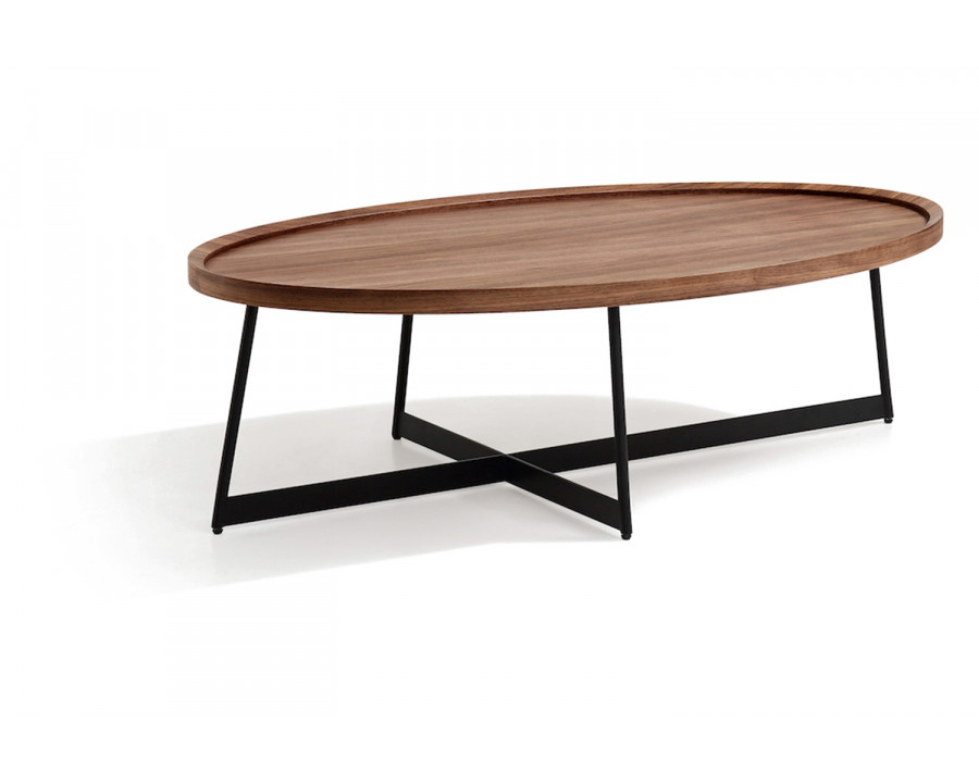 J&M - Uptown Coffee Table in Walnut/Black