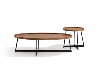 J&M - Uptown Coffee Table in Walnut/Black