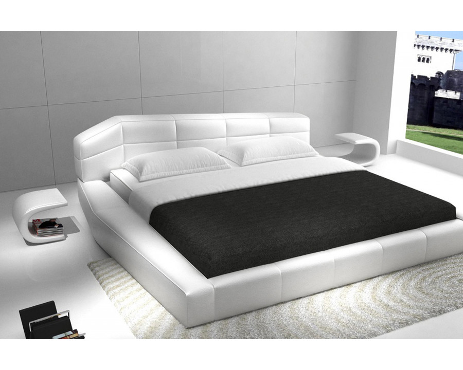 J&M Dream King Size Bed - White