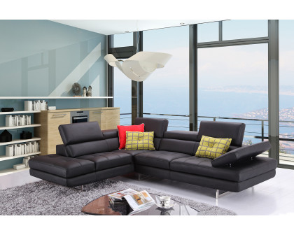 J&M - A761 Italian Leather Sectional