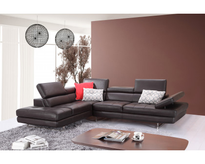 J&M - A761 Italian Leather Sectional