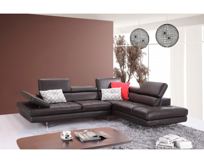 J&M - A761 Italian Leather Sectional