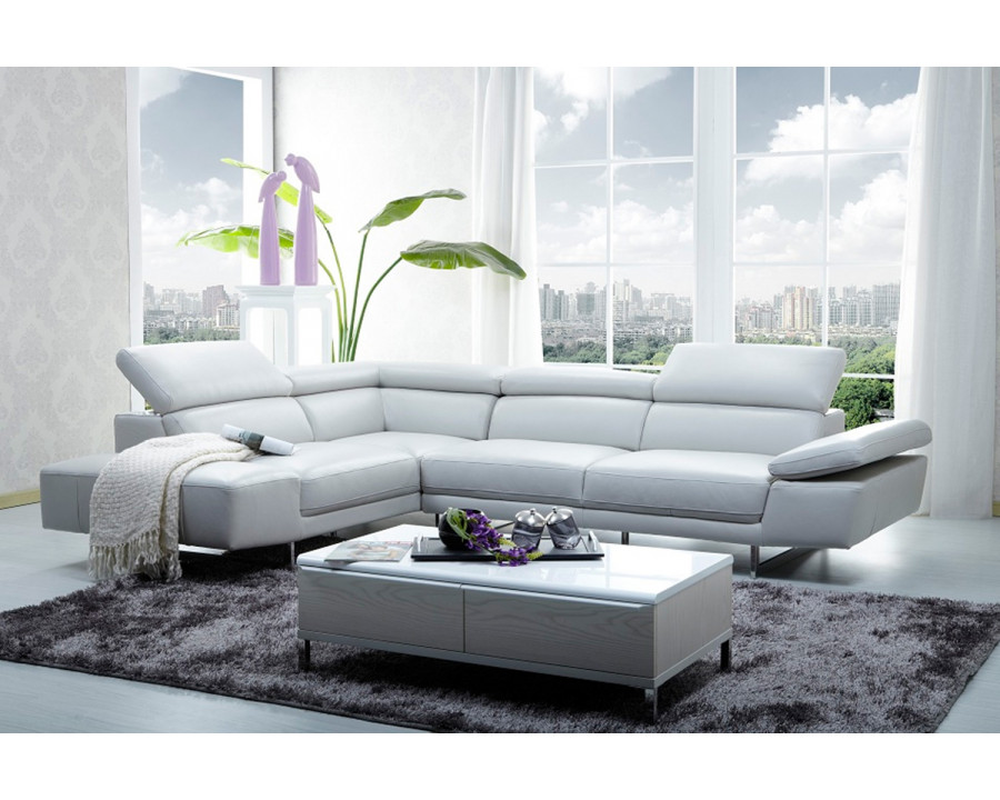 J&M - 1717 Italian Leather Sectional