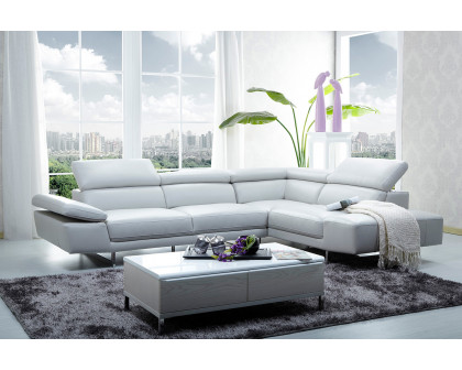 J&M - 1717 Italian Leather Sectional