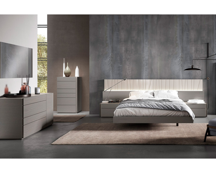 J&M Porto King Size Bed - Gray