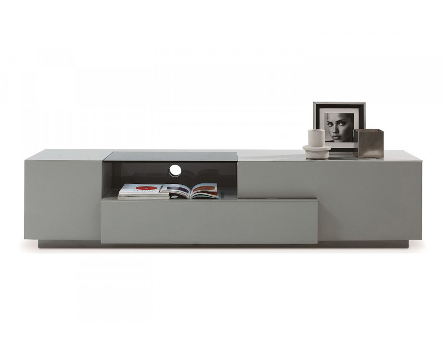 J&M TV Stand 015 - Gray High Gloss