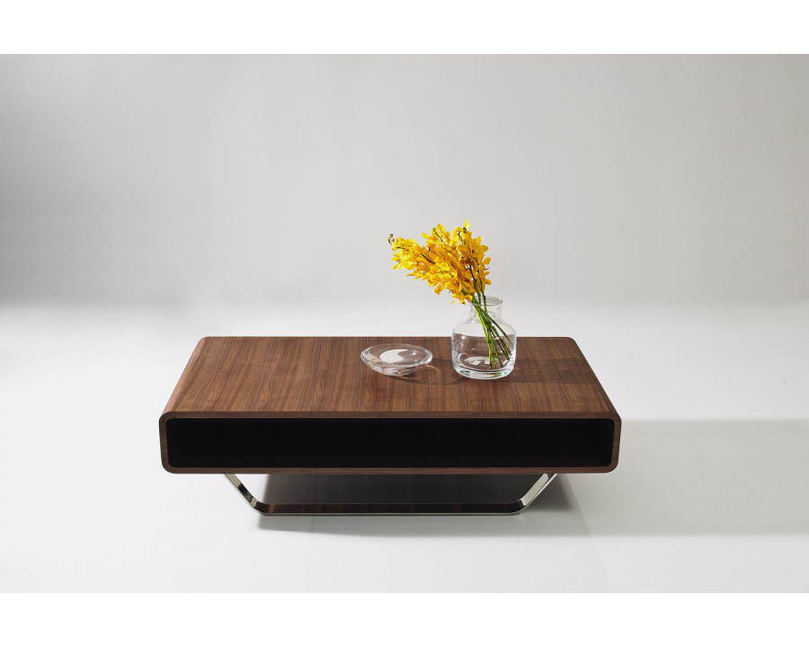 J&M Modern Coffee Table 136A - Walnut