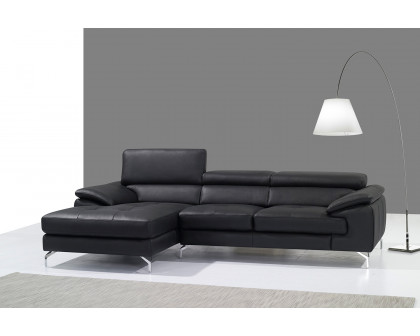 J&M - A973B Italian Leather Mini Sectional