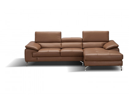 J&M - A973B Italian Leather Mini Sectional