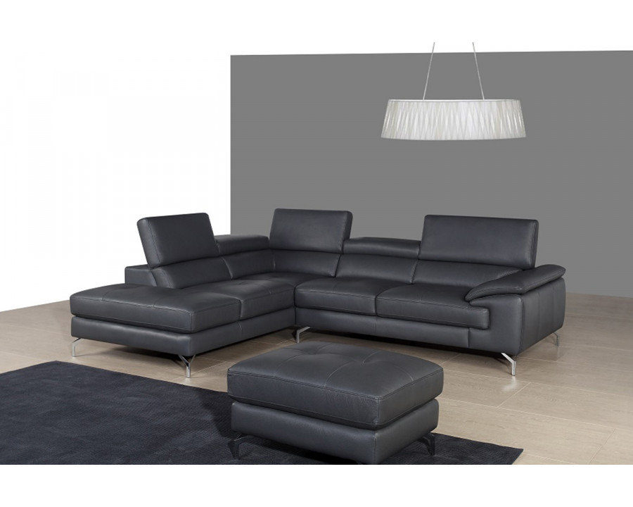 J&M - A973 Italian Leather Sectional