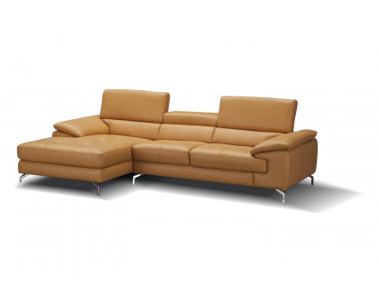 J&M - A973B Italian Leather Mini Sectional